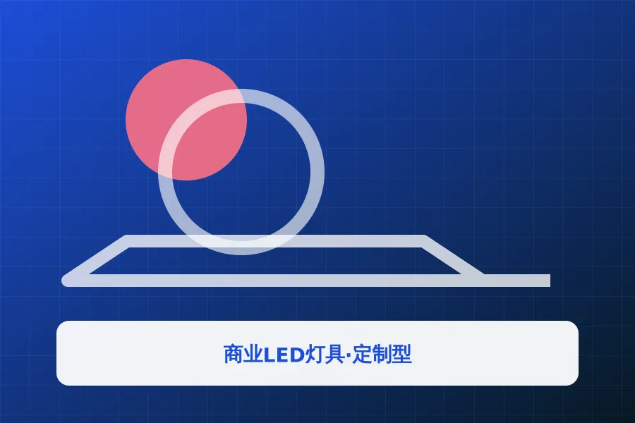 商业LED灯具·定制型应用示意图